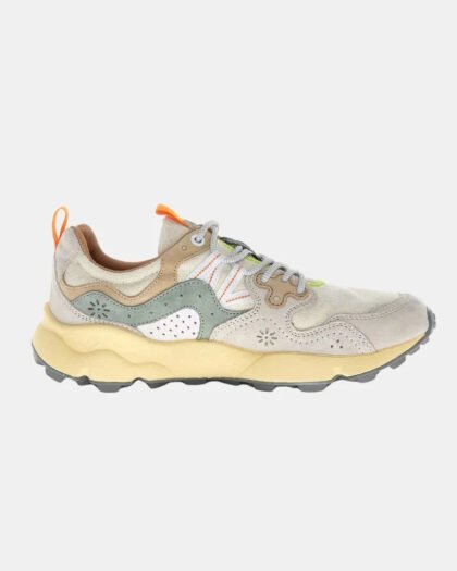Flower Mountain Yamano 3 Uni Suede-Canvas Off White-Sage