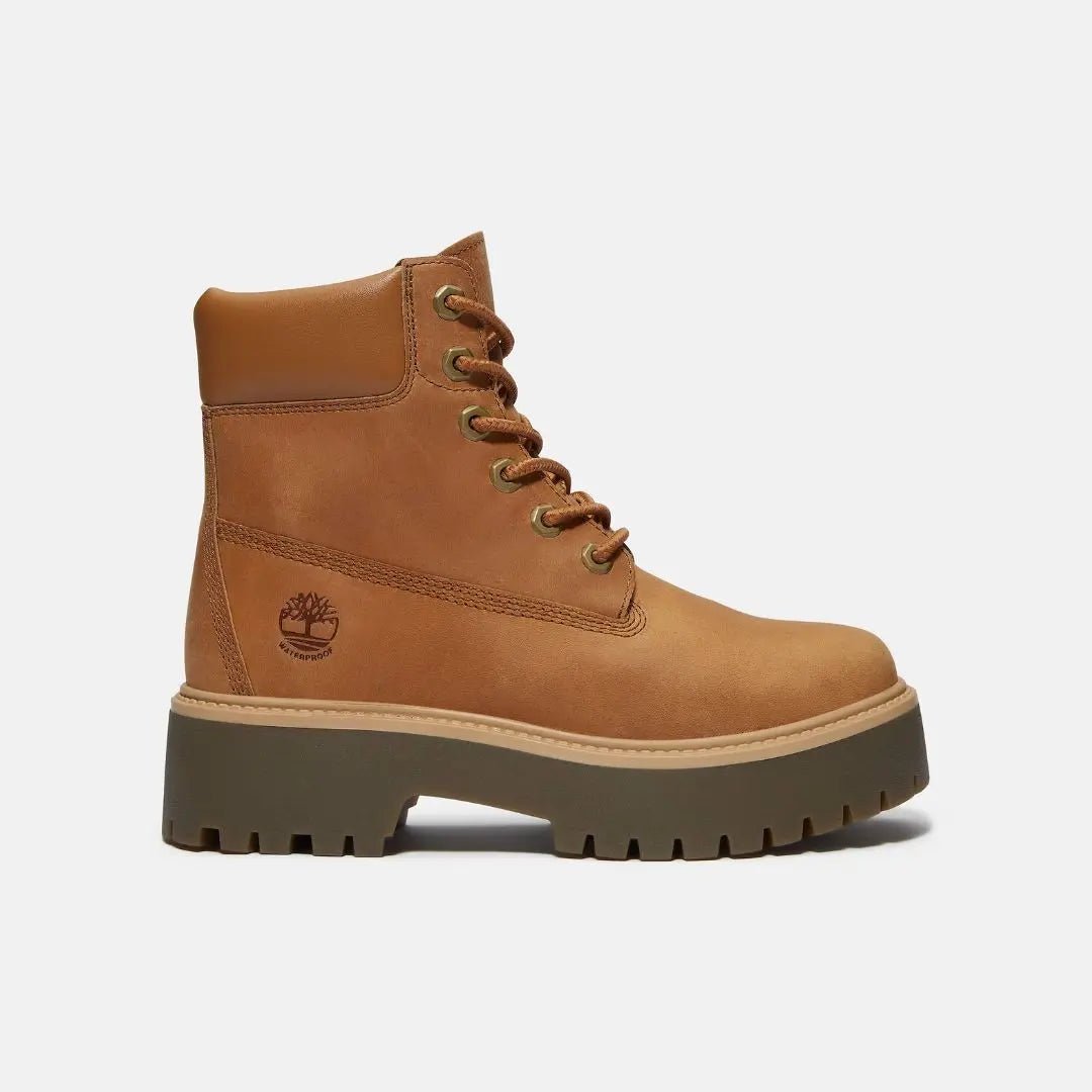 Timberland Stone Street 6 In Lace Waterproof Wheat Full Grain