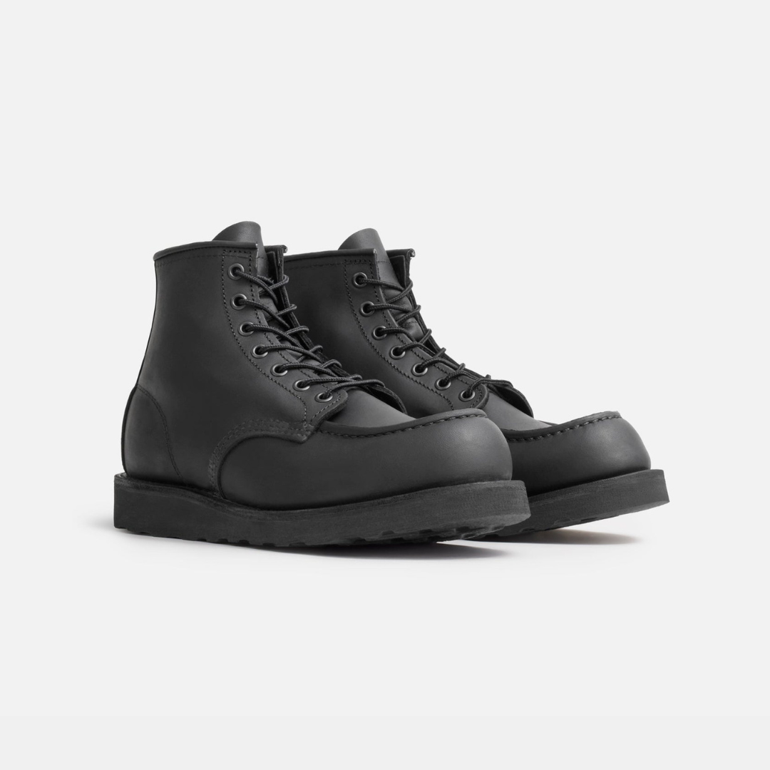 Red Wing Shoes 8074 Moc Toe Black Harness - Image 2