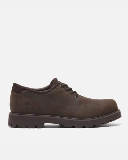 Timberland Britton Road Lace Up Waterproof Shoe Dark Brown Full Grain
