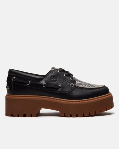 Timberland Stone Steet Boat Shoe Snake Print Suede