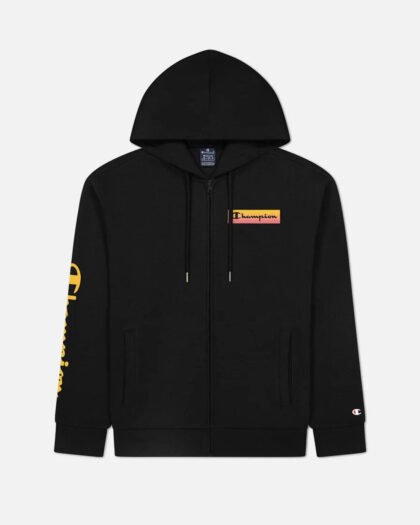 Champion Hoodie Full Zip Sweatshirt 217966 Black