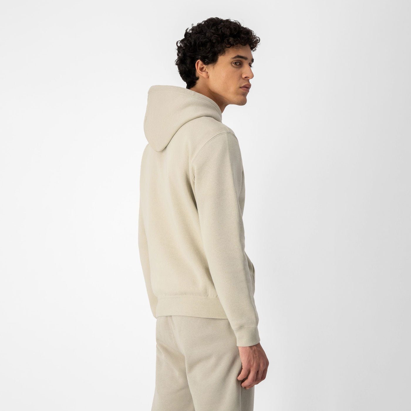 Champion Hoodie Sweatshirt 218282 Beige - Image 3