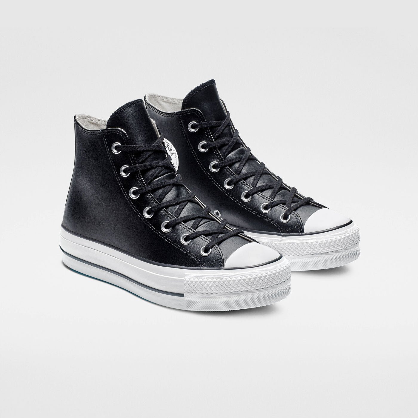 Converse Chuck Taylor All Star Platform Leather Black - Image 3