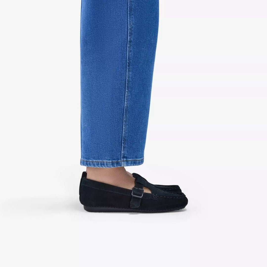 Clarks Freckle T Bar Women's Black Suede - Image 5