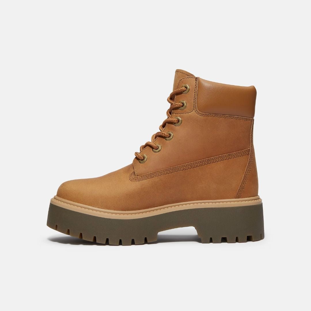 Timberland Stone Street 6 In Lace Waterproof Wheat Full Grain - Image 2