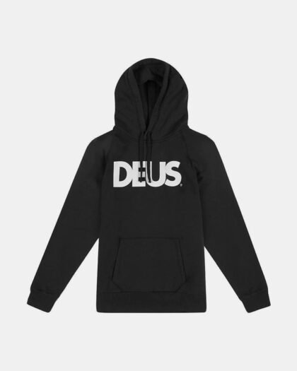Deus All Caps Hoodie Black