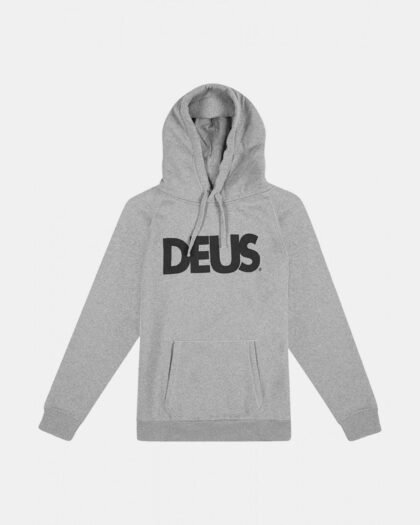 Deus All Caps Hoodie Grey Marle