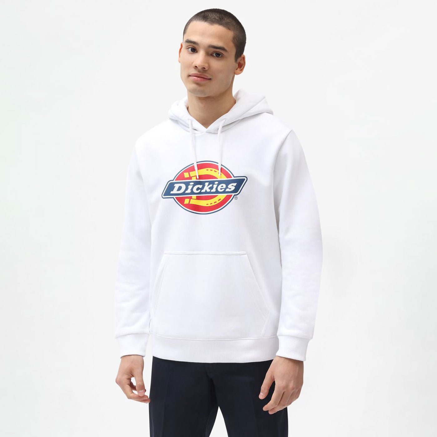 Dickies Icon Logo Hoodie White - Image 3