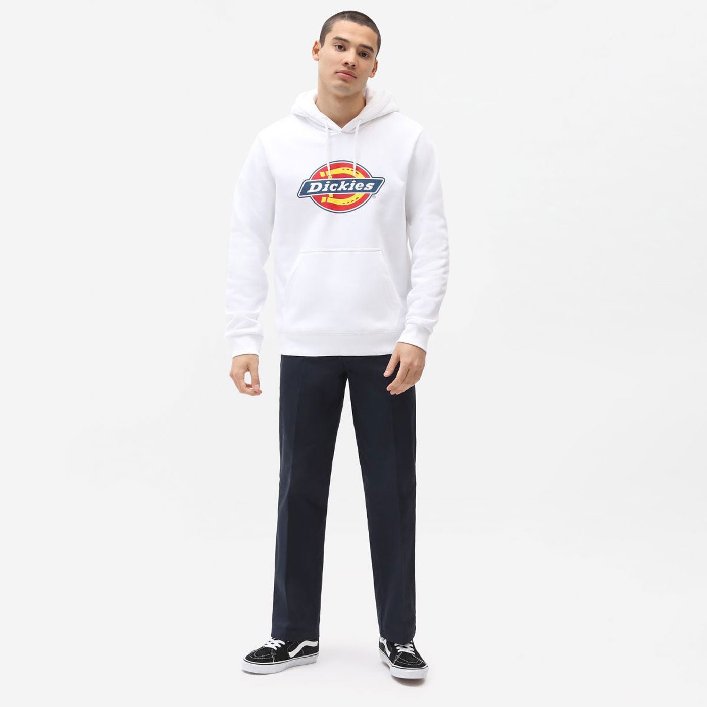 Dickies Icon Logo Hoodie White - Image 8