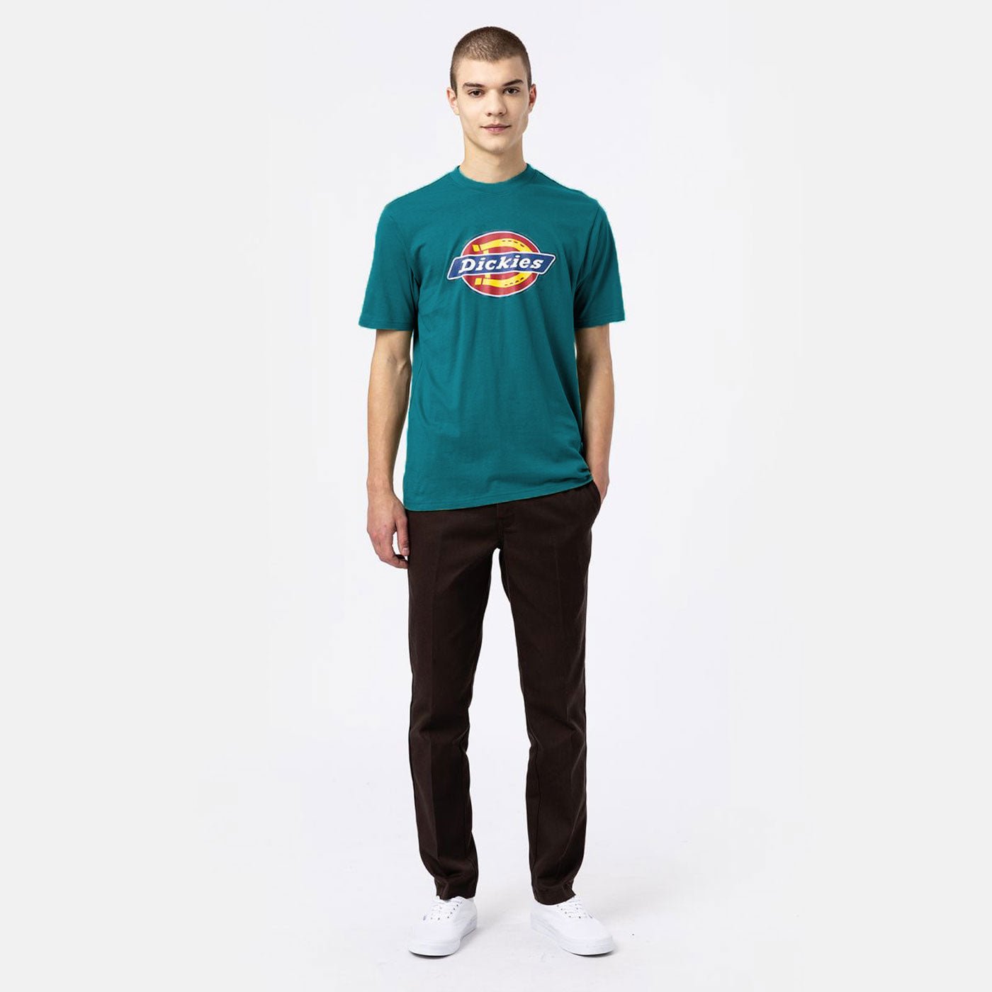 Dickies T-Shirt Icon Logo Graphic Green - Image 5