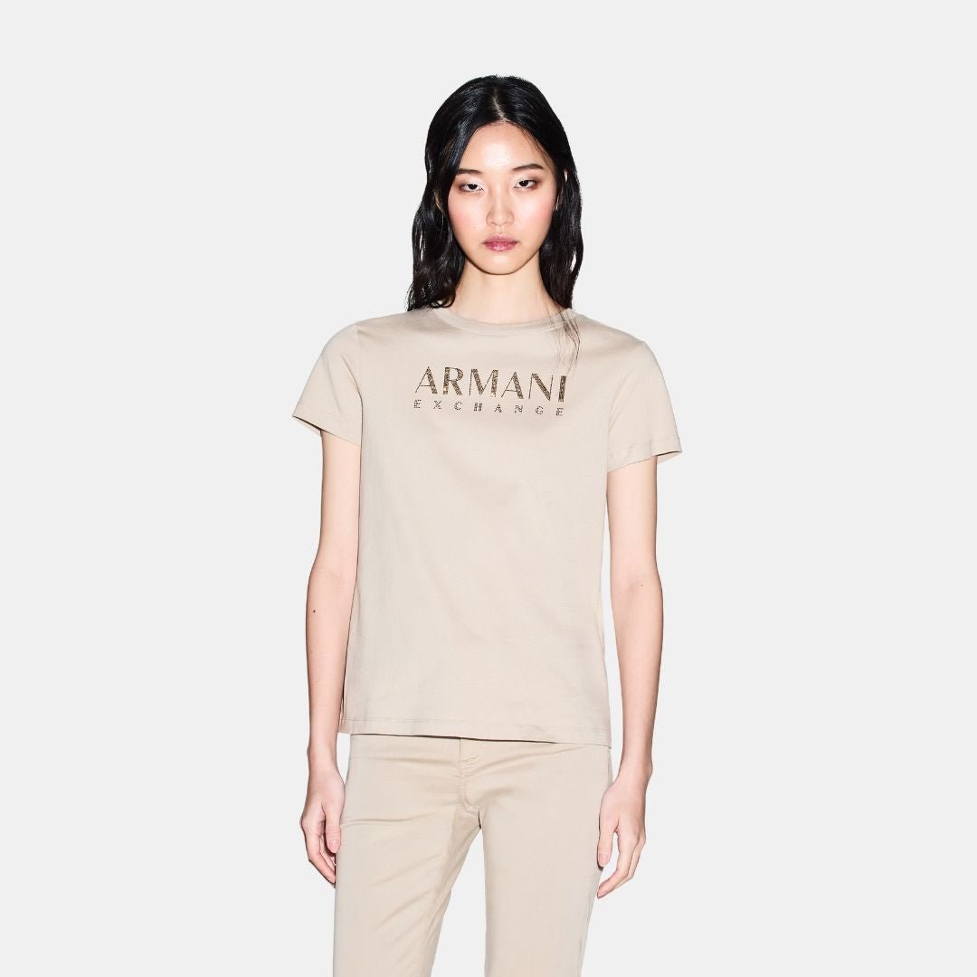 Armani Exchange T-Shirt Sand - Image 2
