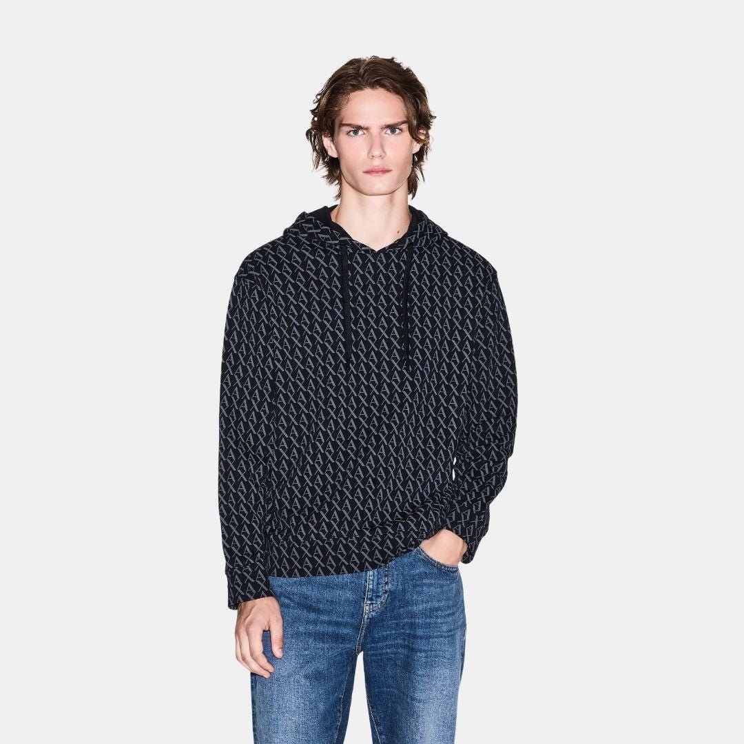 Armani Exchange Sweatshirt Black-Black Allove - Image 2