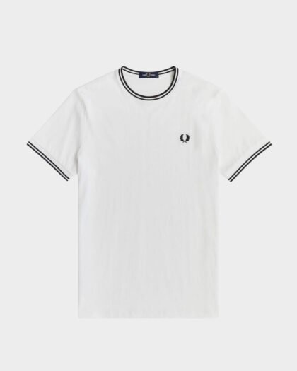 Fred Perry T-Shirt Twin Tipped White