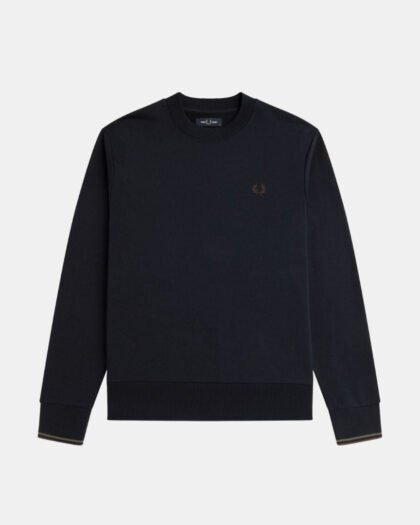 Fred Perry Crew Neck Sweatshirt Navy