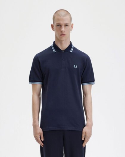 Fred Perry Polo M12 Navy & Ice