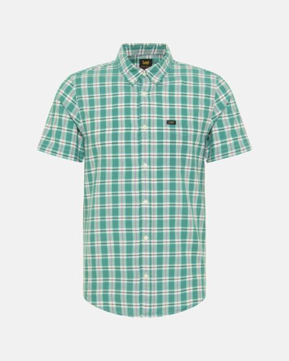 Lee Short Sleeve Button Down Shirt Monaco