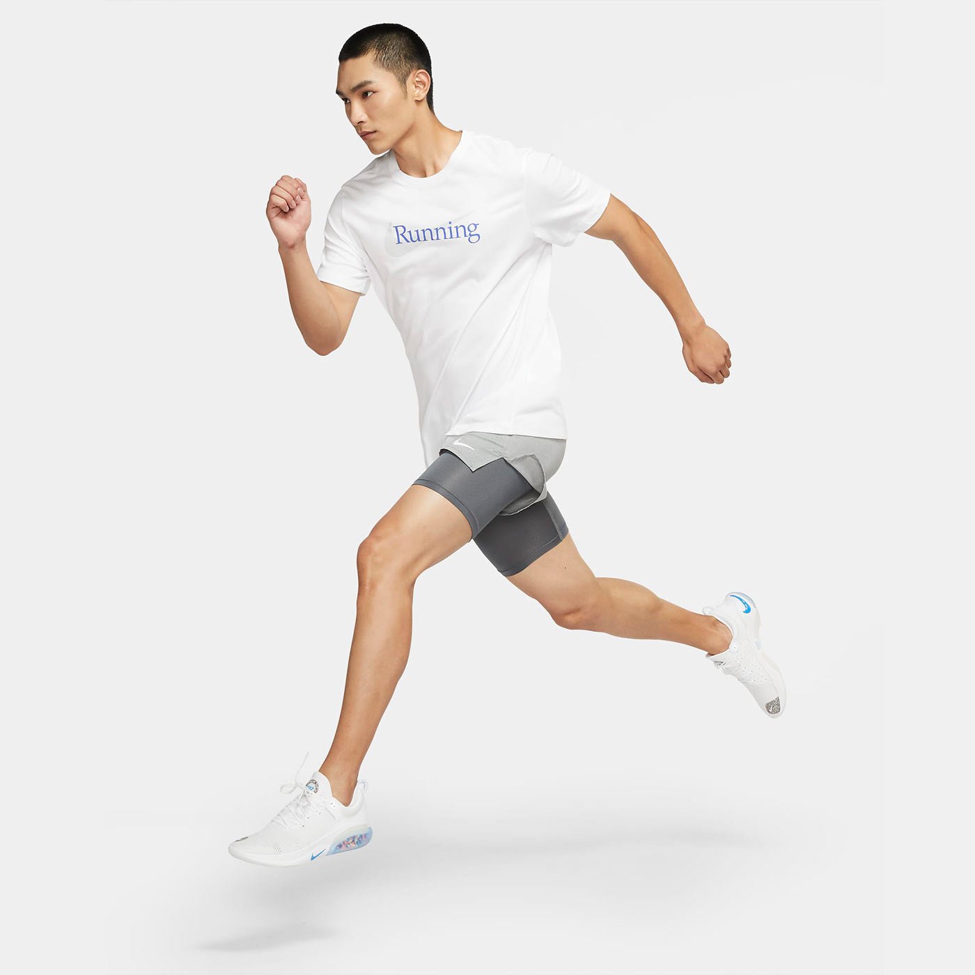 Nike T-Shirt Dri-FIT Running White - Image 7