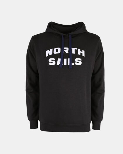 North Sails Hoodie Sweatshirt  -  Black