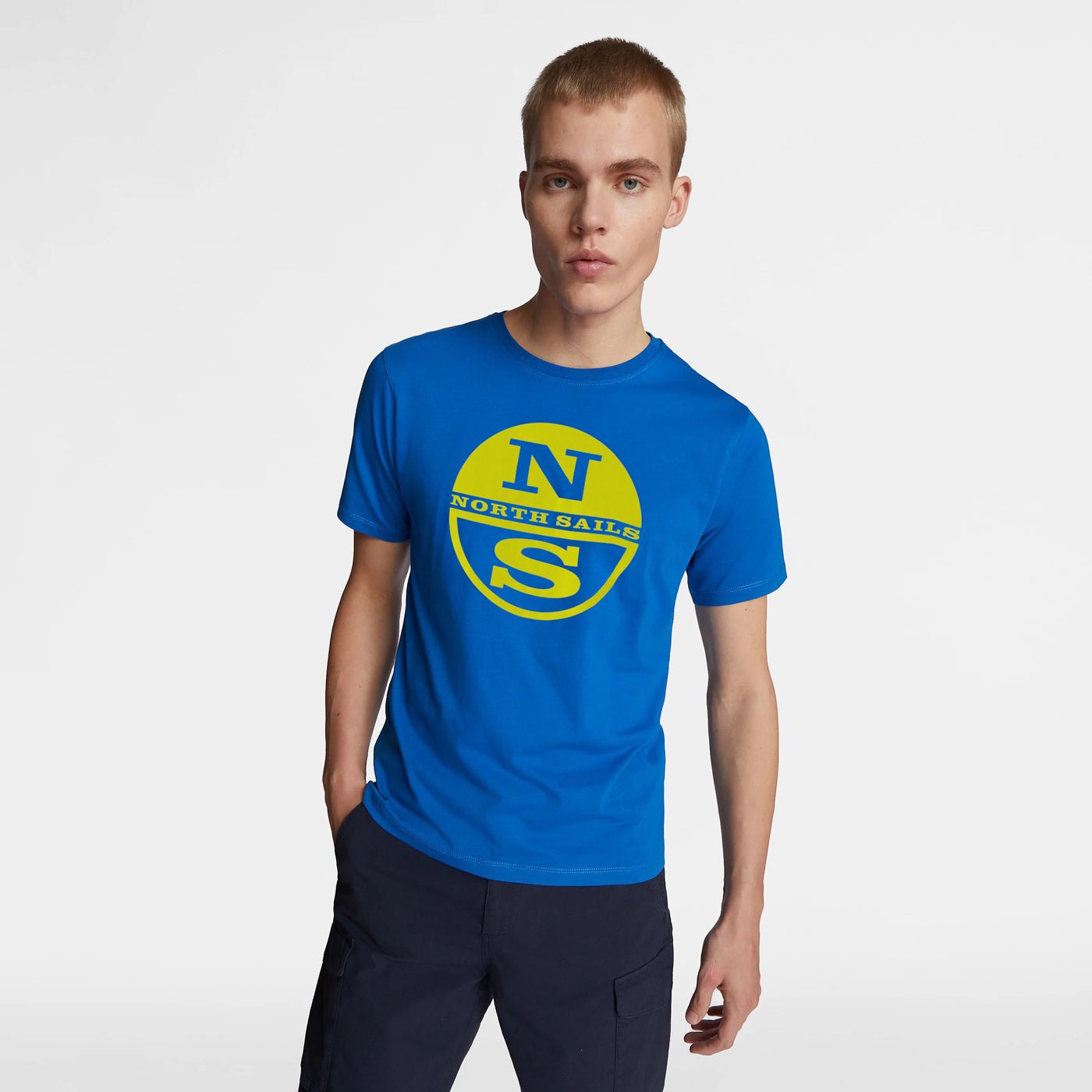North Sails SS T-Shirt W/Graphic Ocean Blue - Image 2