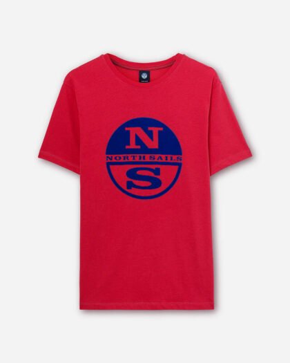 North Sails SS T-Shirt W/Graphic Red