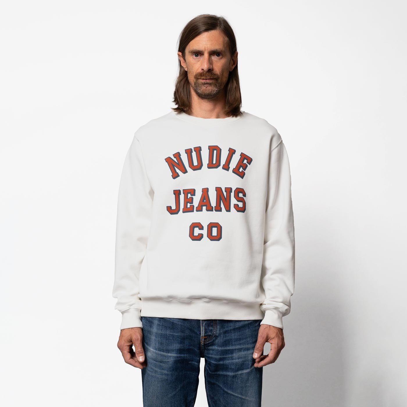 Nudie Jeans Co Lasse Chalk White - Image 2