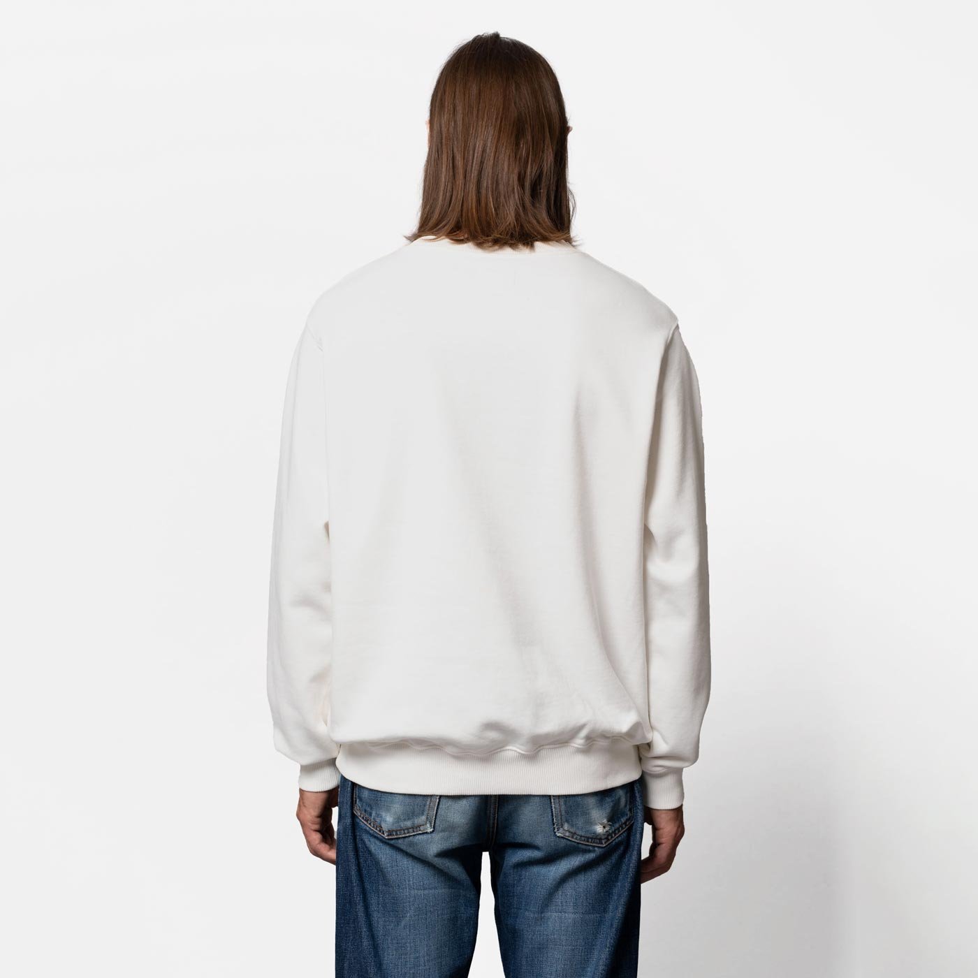 Nudie Jeans Co Lasse Chalk White - Image 4