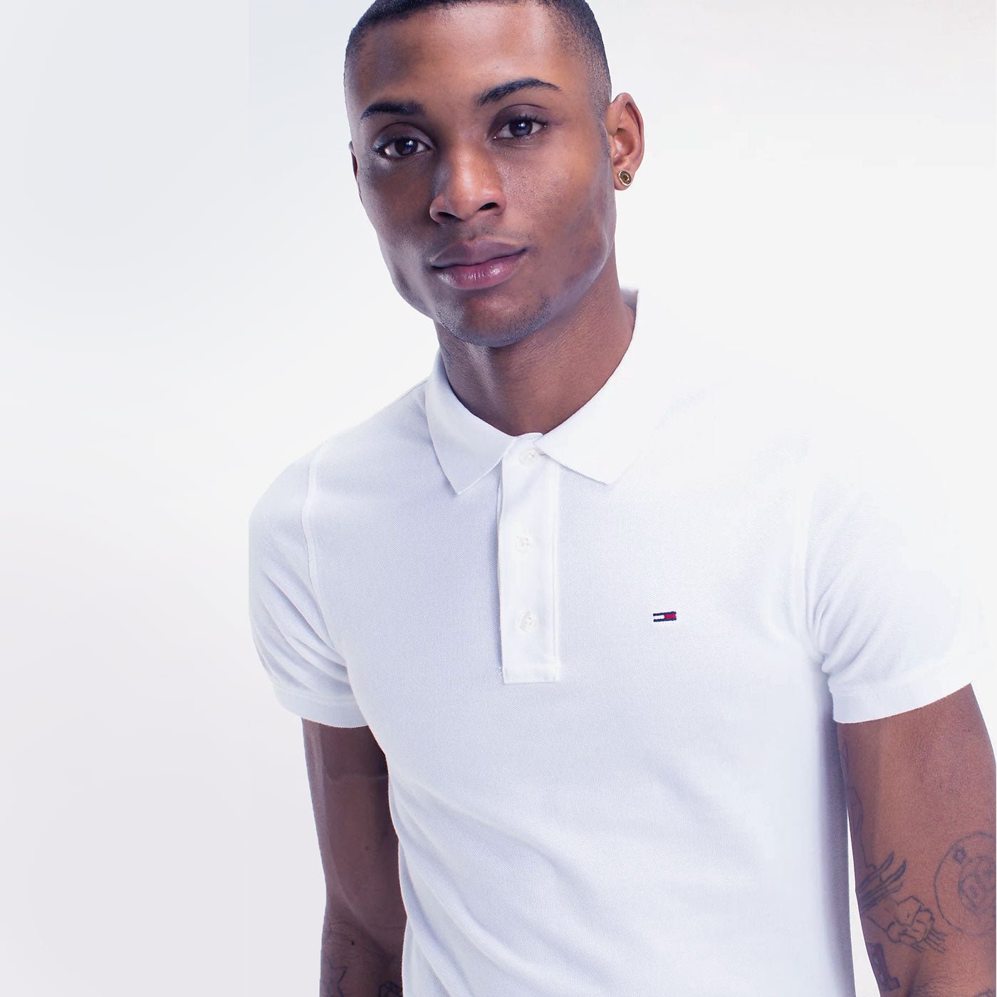Tommy Hilfiger Polo Original Slim Piqué White - Image 4
