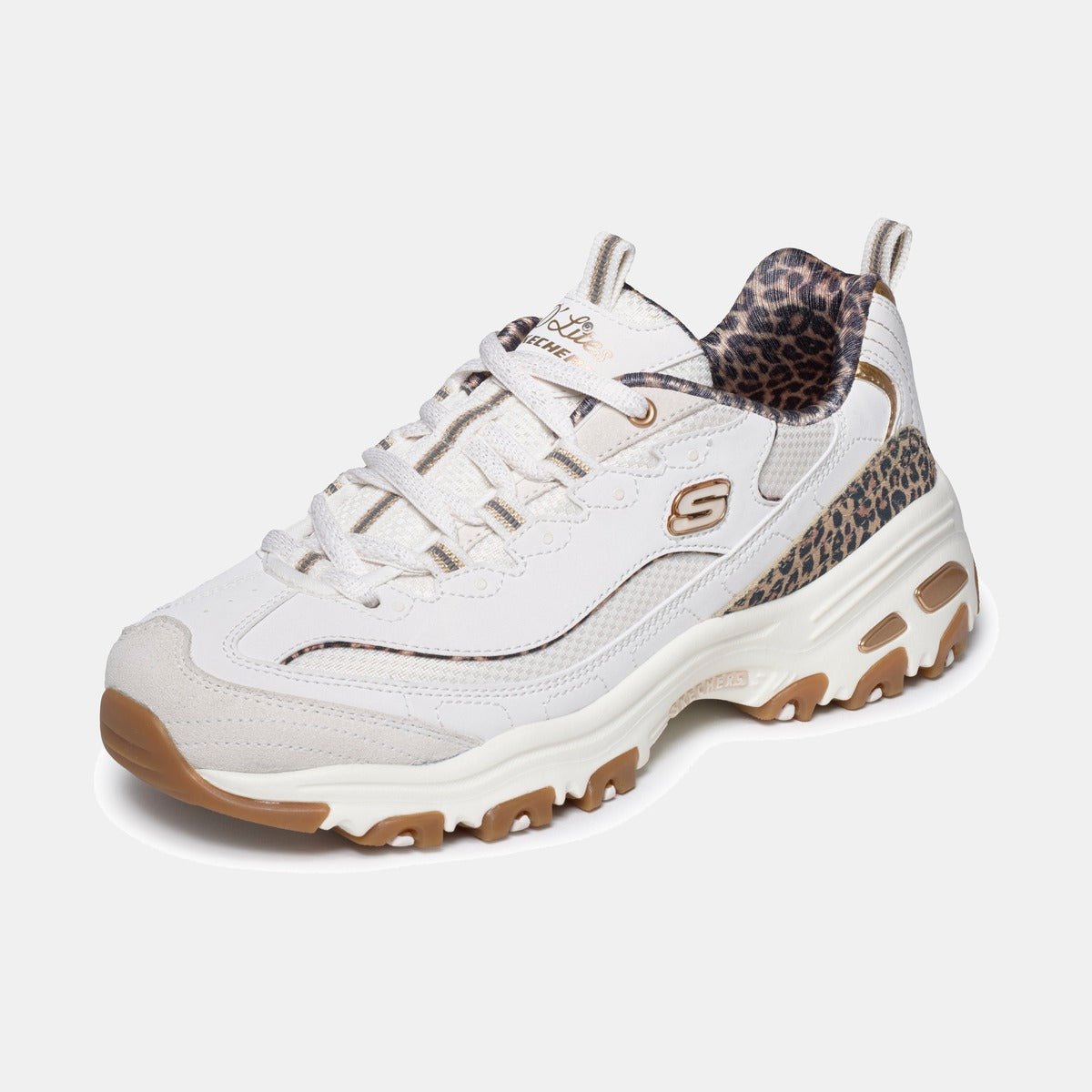 Skechers D'Lites - Wild Charm White - Image 2