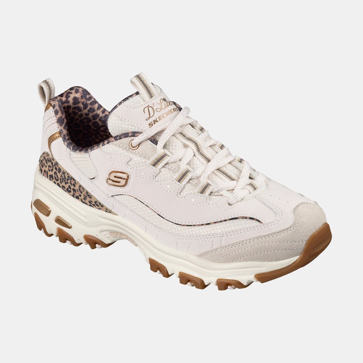 Skechers D'Lites - Wild Charm White - Image 3