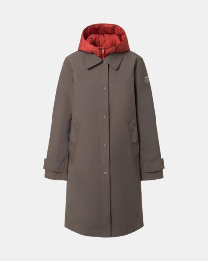 Ecoalf Suancis Jacket Woman Dark Chocolate