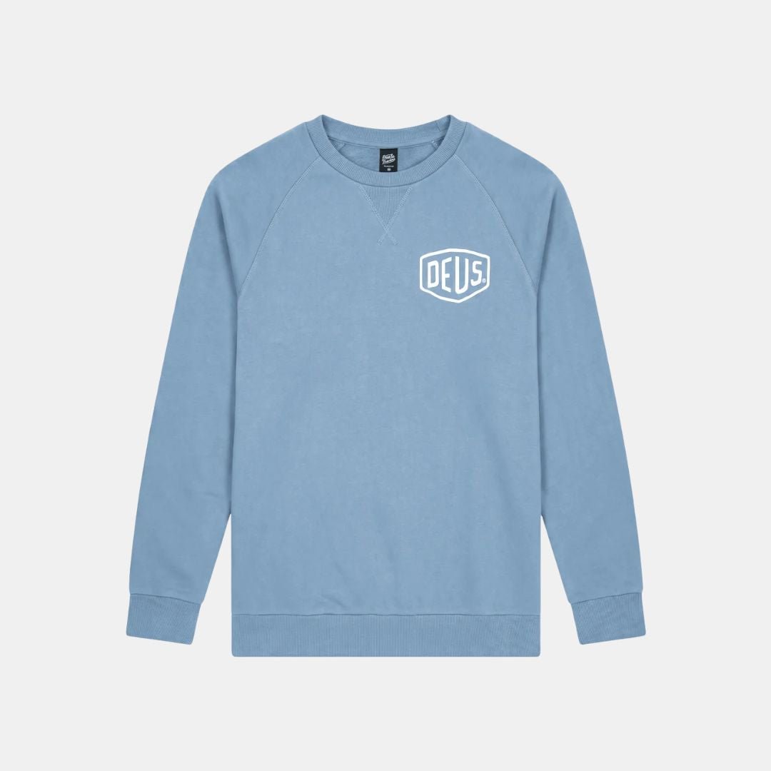Deus Ex Machina Venice Address Crew Glacier Blue