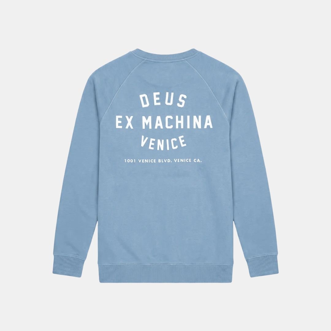 Deus Ex Machina Venice Address Crew Glacier Blue - Image 2