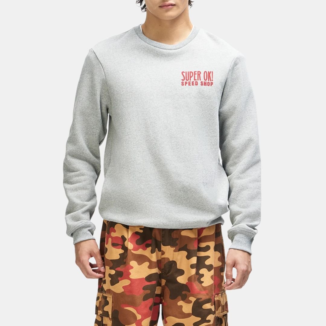 Deus Ex Machina Chessboxin Crew Grey Marlie - Image 2