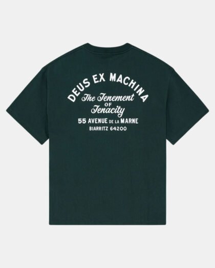 Deus Ex Machina Biarritz Sign Tee Racing Green