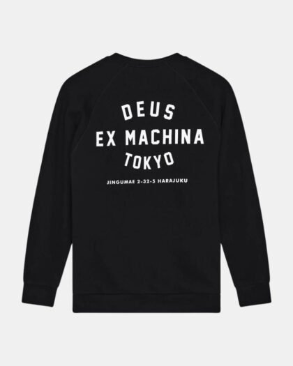 Deus Ex Machina Harajuku Address Crew Black