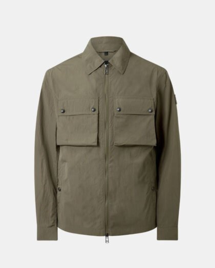 Belstaff Tourer Overshirt Khaki Green
