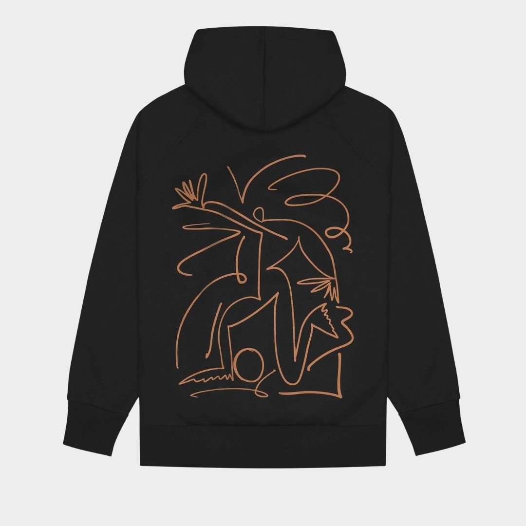 Kappa Authentic Onial Black-Orange Desert - Image 2