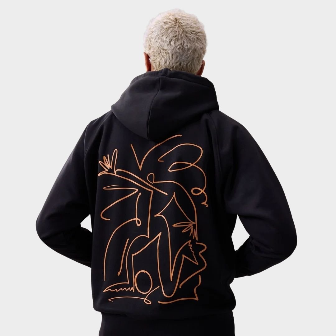 Kappa Authentic Onial Black-Orange Desert - Image 3