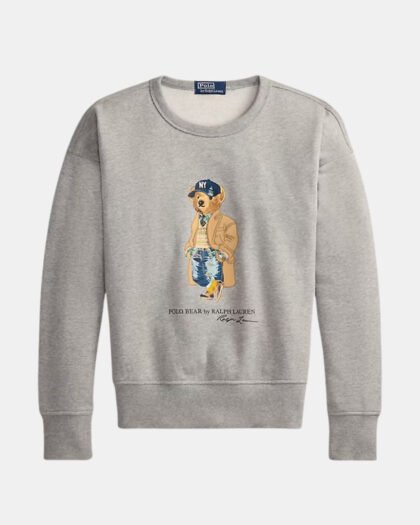 Polo Ralph Lauren Vintage Fit Polo Bear Sweatshirt Andover Heather