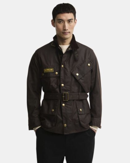 Barbour International Original Wax Jacket Brown