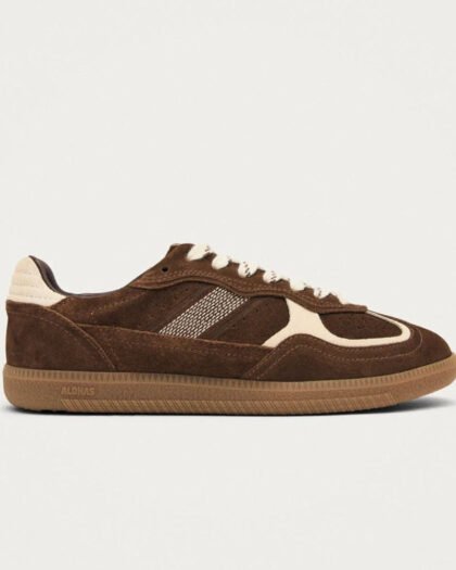 Alohas 490 Rife Cocoa & Off White Leather Sneakers