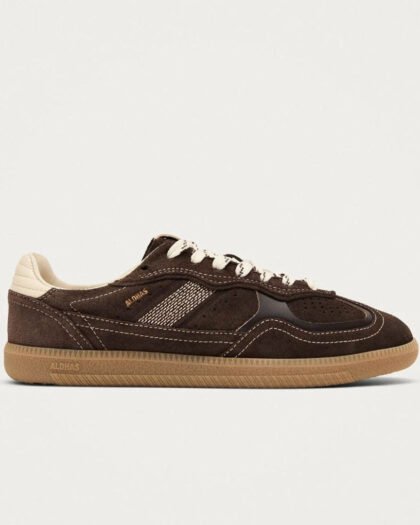 Alohas 490 Rife Chocolate Cream Leather Sneakers