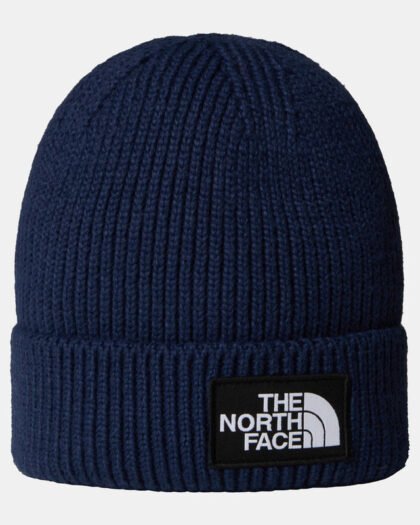 The North Face Tnf Logo Box Cuffed Beanie Summit Navy