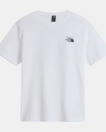 The North Face U Nat High Society Rlx Ss Tee-Graphic Tnf White