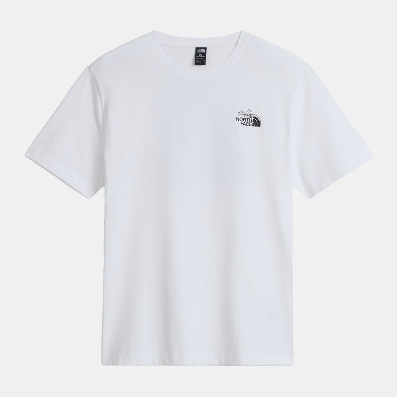 The North Face U Nat High Society Rlx Ss Tee-Graphic Tnf White