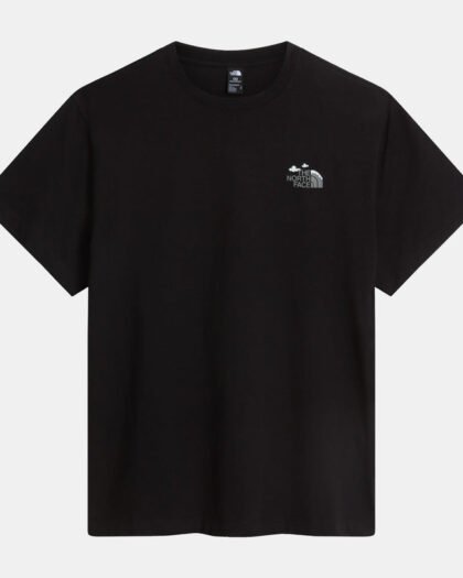 The North Face U Nat High Society Rlx Ss Tee-Graphic Tnf Black