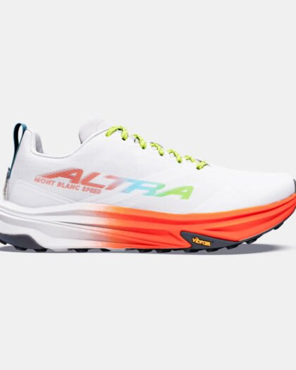 Altra Mont Blanc Speed Mens White-Fiery Coral-Blue