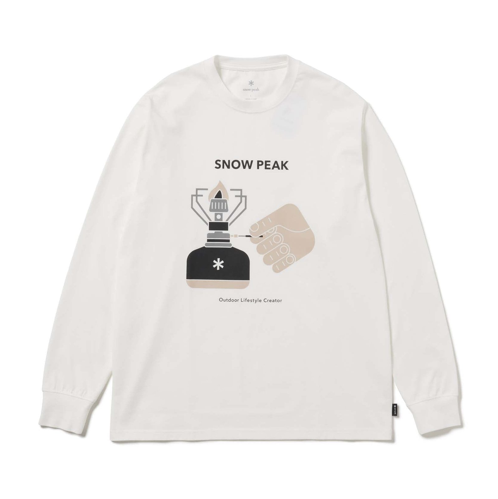 Snow Peak Camping Graphic T-Shirt Off White
