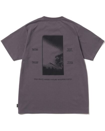 Snow Peak CF Landscape T-Shirt Charcoal